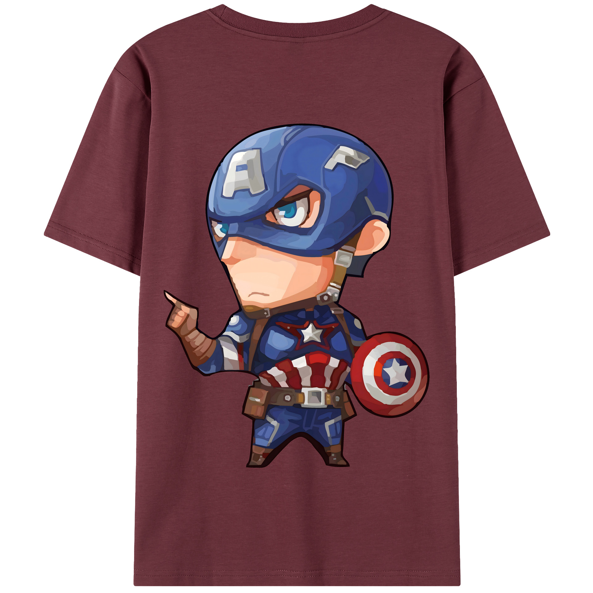 （画像用） アベンジャーズ The Avengers 綿100％半袖Tシャツ（背面プリント）